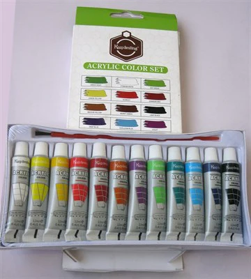 12 pcs/Pack 12ml Original Keep Smiling Acrylic Color with free one Brush - Image 8