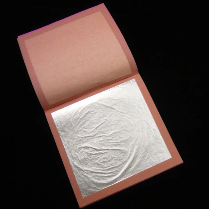 25 sheets foil paper Multi Purpose Aluminium leaf 14x14 cm each leaf size - Image 10