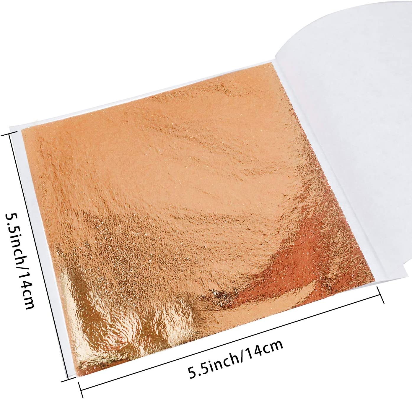 25 sheets foil paper Multi Purpose Aluminium leaf 14x14 cm each leaf size - Image 4