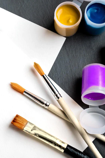6Pcs Artist Paint Brush Set Nylon Bristles Brushes for Watercolor Acrylic Oil Painting - Image 10