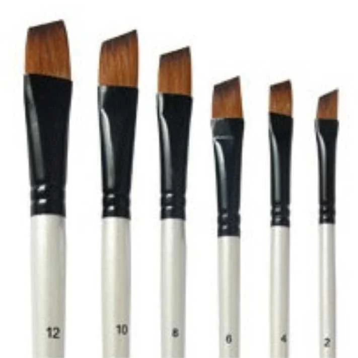 6Pcs Artist Paint Brush Set Nylon Bristles Brushes for Watercolor Acrylic Oil Painting - Image 9